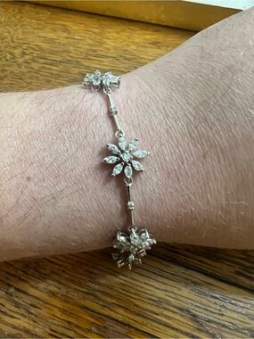 925 Sterling Silver CZ Tennis Bracelet